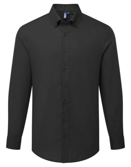 Supreme’ Oxford Men’s Long Sleeve Shirt – Premier in Black