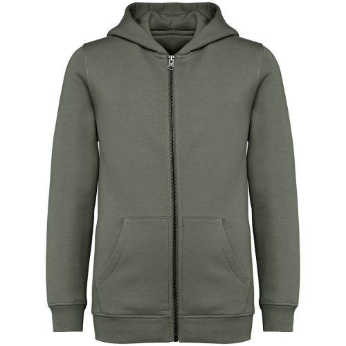 Kids’ Full Zip Hooded Sweatshirt – Native Spirit in Black