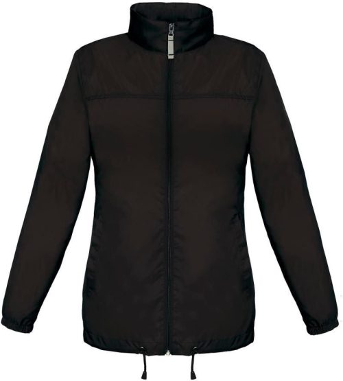 Ungefütterter Damen Windbreaker Sirocco /women – B&C in Black