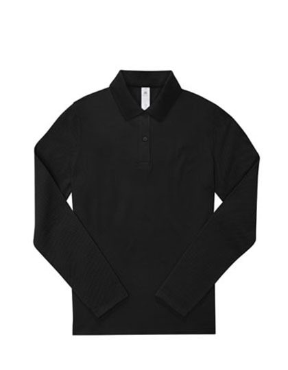 My Polo 180 Long Sleeve /Women – B&C BE INSPIRED in Black