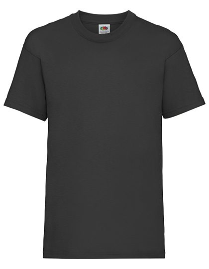 Kids´ Valueweight T – Fruit of the Loom in Black