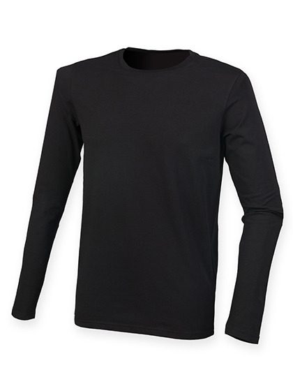 Men´s Feel Good Long Sleeved Stretch T – SF Clothing in Black