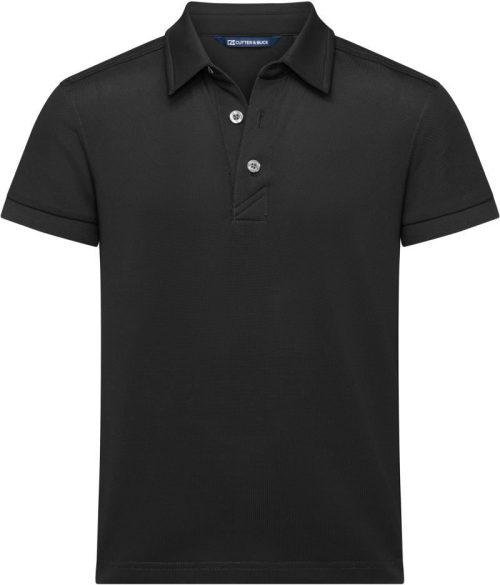 Kinder Funktions Polo Virtue Polo Solid Junior – Cutter & Buck in Black