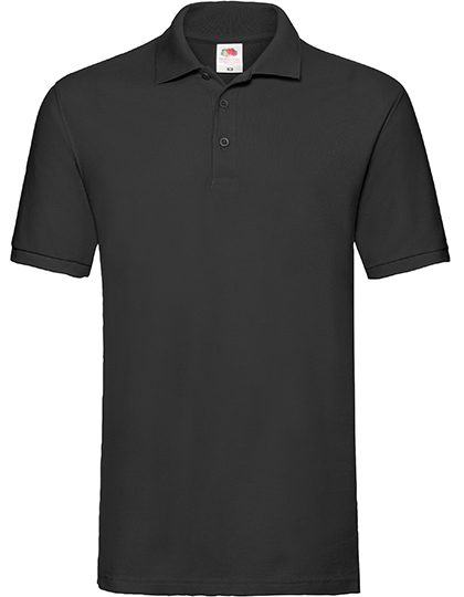 Premium Polo – Fruit of the Loom in Black