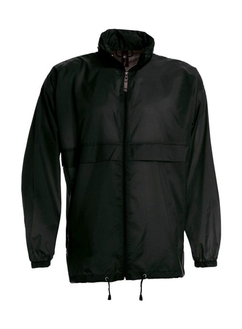 Sirocco Windbreaker JU800 – B&C Outerwear in Black