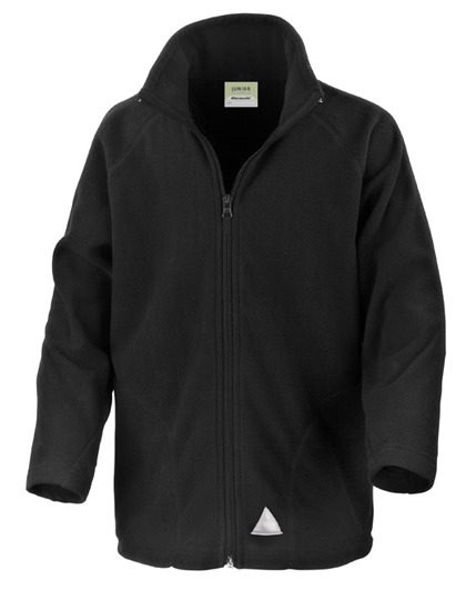 Junior Microfleece Jacket – Result Core in Black