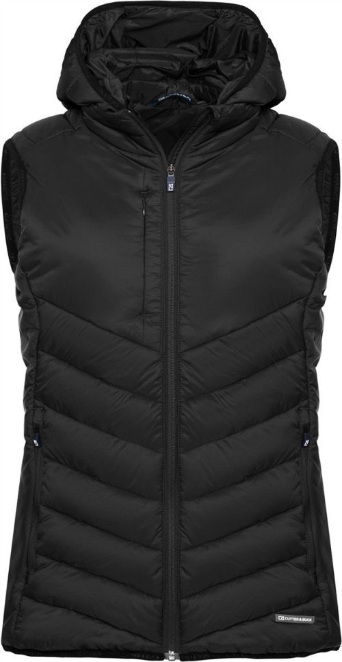Damen Stepp Bodywarmer Mount Adams Vest Women – Cutter & Buck in Black