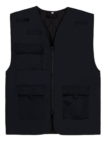 Padded Multifunctional Work Vest Kiel CO² Neutral – Korntex in Black
