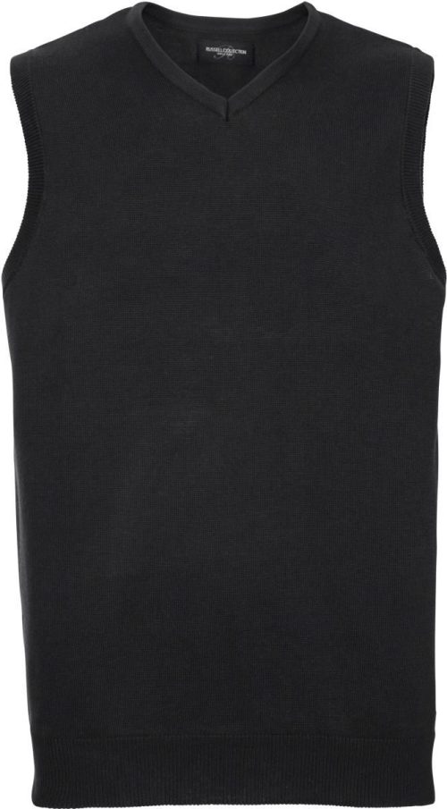 V-Ausschnitt Strickpullunder 716M – Russell Athletic in Black