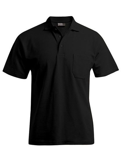 Men´s Heavy Polo Pocket – Promodoro in Black