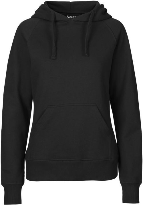 Damen Bio Kapuzen Sweater O 83101 – Neutral in Black