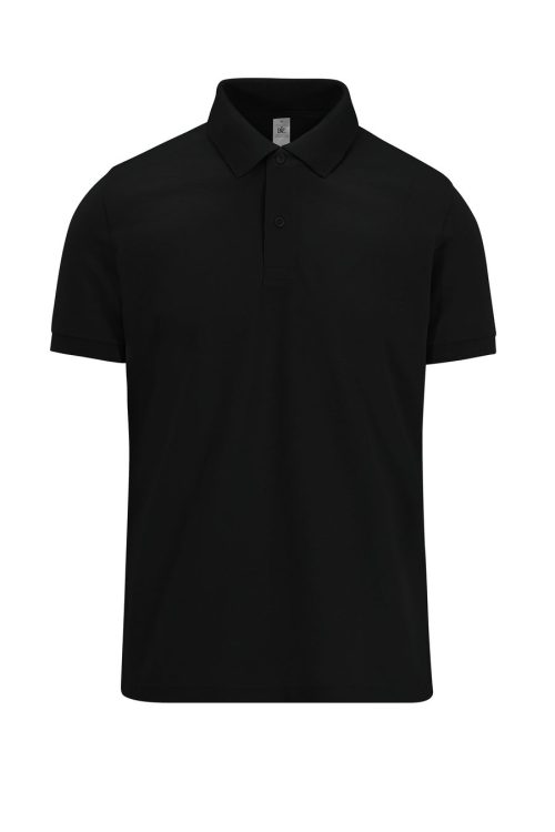 MY POLO 180 Herren mit kurzen Ärmeln PU424 – B&C in Black