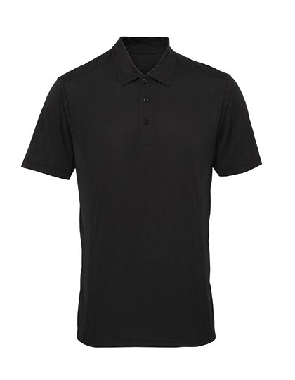 Men´s Panelled Polo – TriDri® in Black