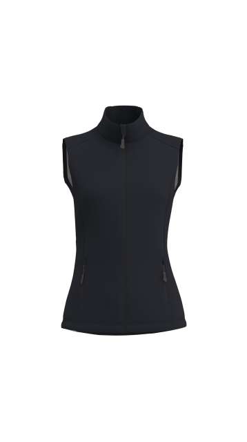 Women’s 3-Layer Softshell Bodywarmer – Legend Classics in Black
