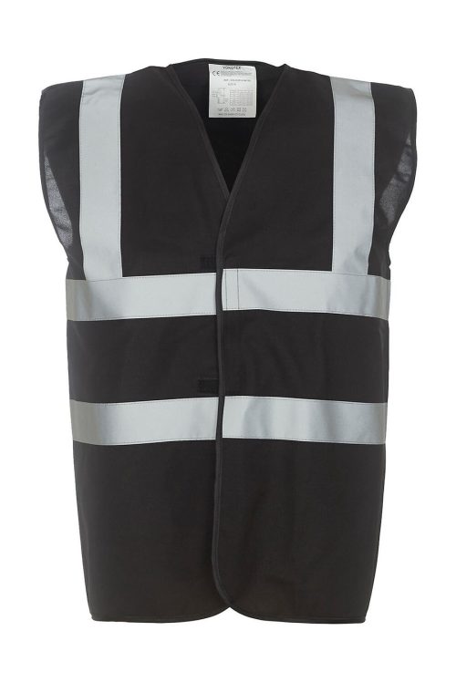 Fluo 2 Band+Brace Waistcoat HVW100P – Yoko in Black