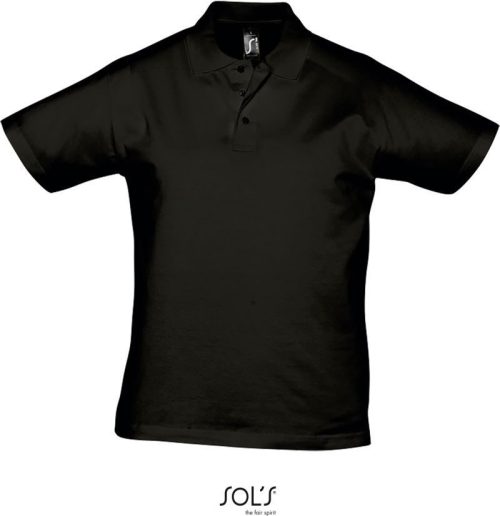 Herren Jersey Polo Prescott Men – SOL'S in Black