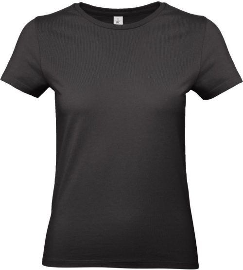 Schweres Damen T-Shirt #E190 /women – B&C in Black