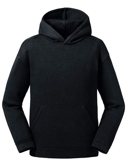 Kids Authentic Hooded Sweat – Russell Athletic in Black