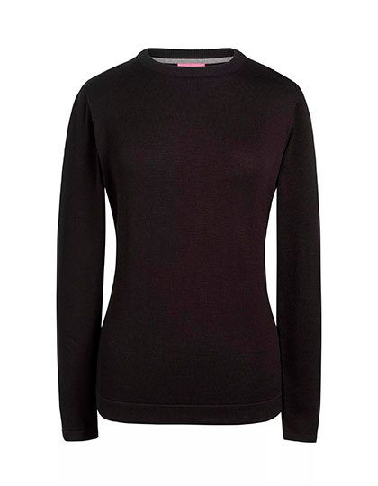Ladies´ Helena Crew Neck Jumper – Brook Taverner in Black