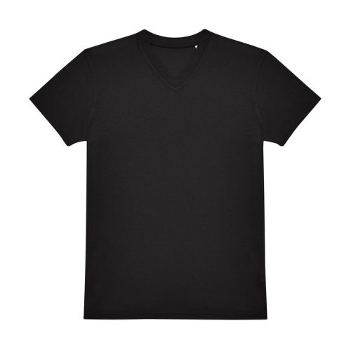 T-Shirt mit V-Ausschnitt #150 TU008 – B&C in Black