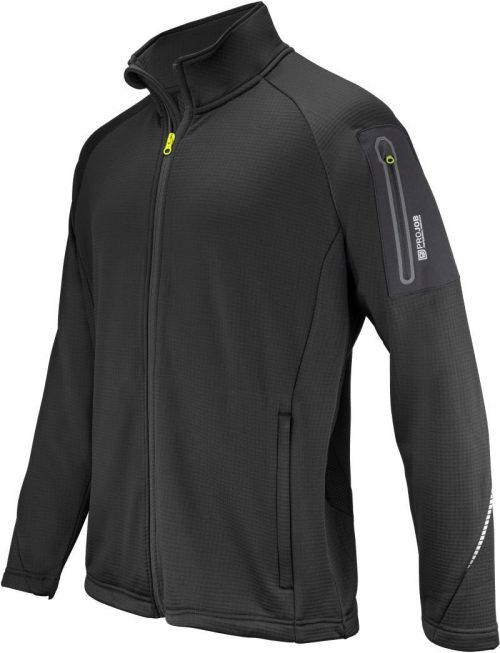 Workwear Microfleece Jacke 3319 Microfleece Jacket – ProJob in Black