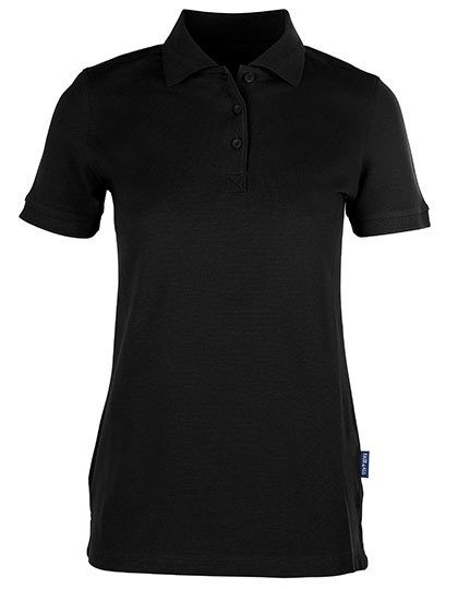 Women´s Heavy Stretch Polo – HRM in Black