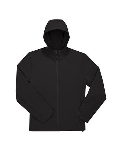 Reset Hooded Softshell – B&C BE INSPIRED in Black