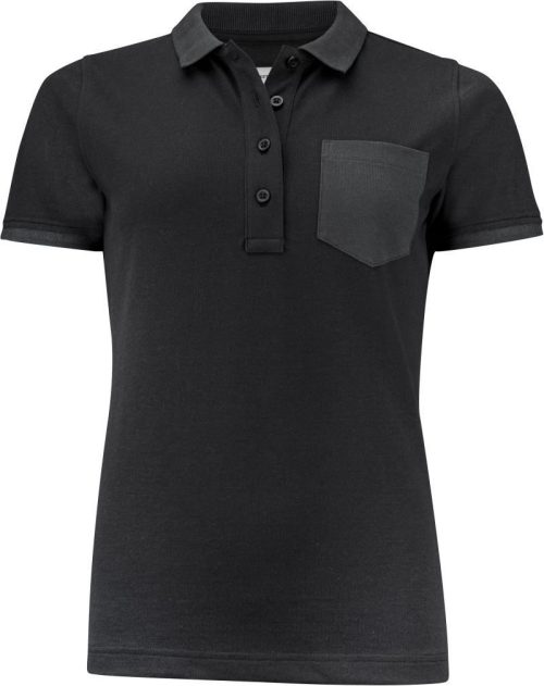 Schweres Damen Piqué Polo "Two-Tone" Pinedale Polo Women – James Harvest in Black