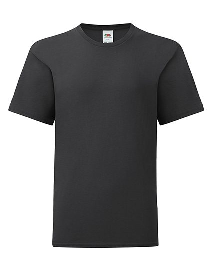 Kids´ Iconic T – Fruit of the Loom in Black
