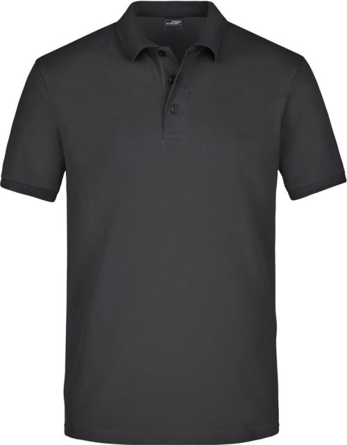 Herren Stretch Piqué Polo JN 710 – Daiber in Black