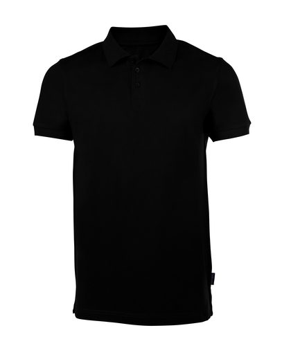 Men´s Heavy Stretch Polo – HRM in Black