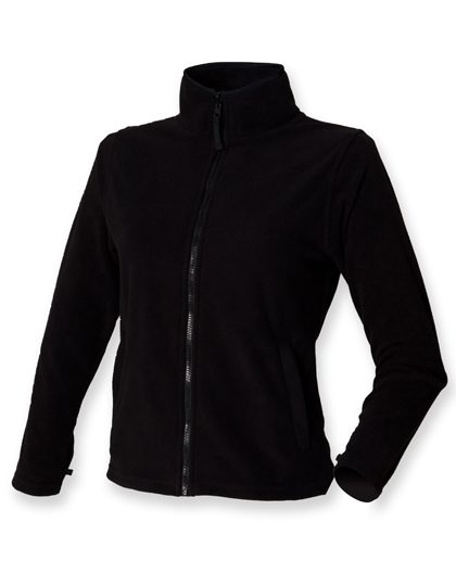 Ladies´ Microfleece Jacket – Henbury in Black