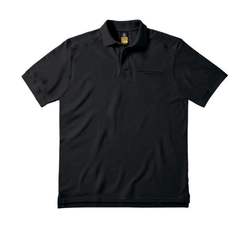 Skill Pro Workwear Pocket Polo PUC10 – B&C Pro in Black