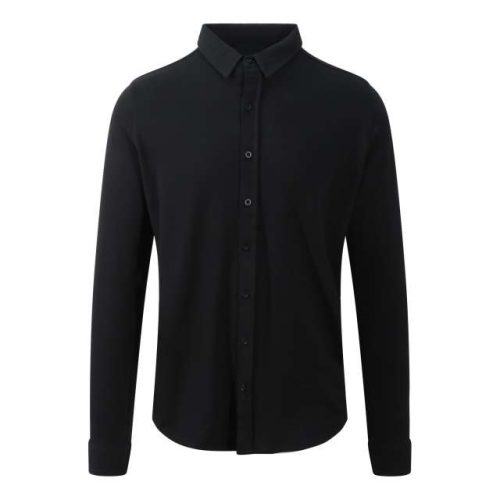 Oscar Knitted Shirt – So Denim in Black