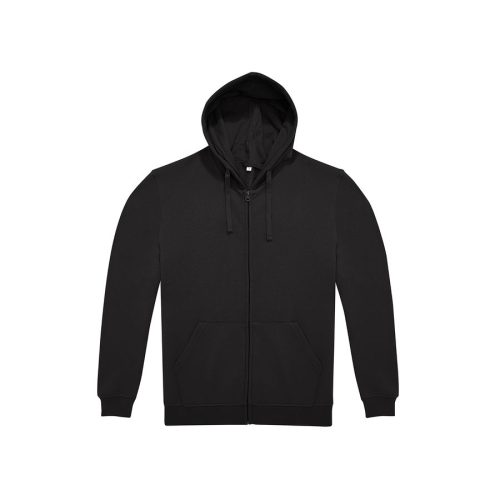 Kapuzen-Sweatshirt mit Reißverschluss ID.224 (50/50) WG009 – B&C in Black