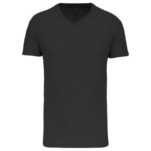 Herren-T-Shirt Bio 150 IC mit V-Ausschnitt K3028IC – Kariban in Black