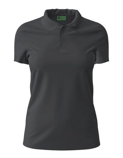 Ladies Polo Shirt – EeCoff in Black