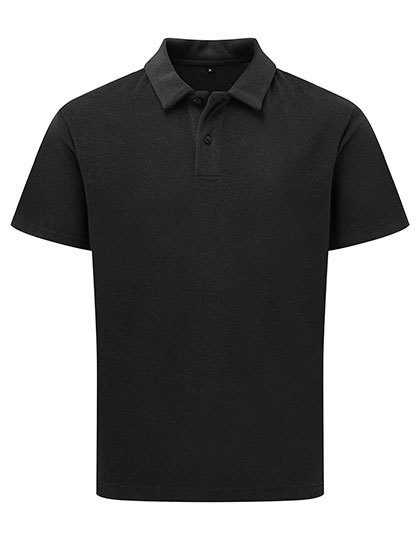 Men´s Terry Polo – WOMBAT® in Black