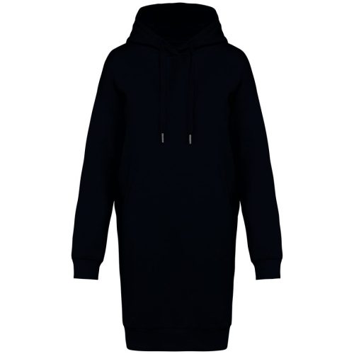 Kapuzensweatshirtkleid für Damen NS5005 – Native Spirit in Black