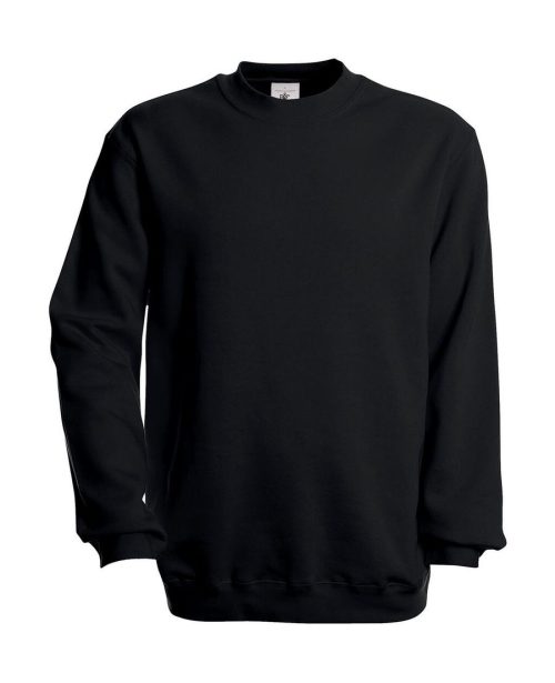 Crew Neck Sweatshirt Set In WU600 – B&C in Black