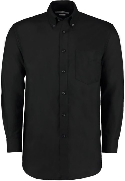 Workwear Oxford Hemd langarm KK 351 (18,5-23) – Kustom Kit in Black