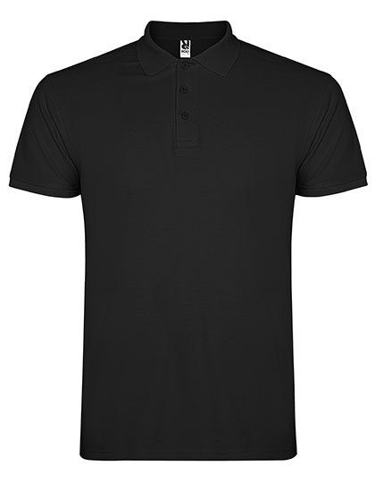 Kids´ Star Poloshirt – Roly in Black 02