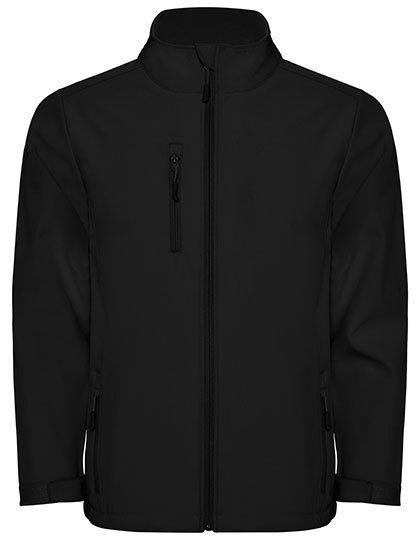 Kids´ Nebraska Softshell Jacket – Roly in Black 02