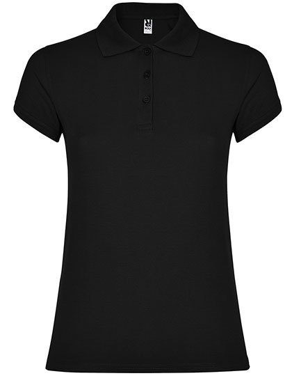 Women´s Star Poloshirt – Roly in Black 02