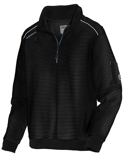 Men´s Knitted Troyer – Terrax Workwear in Black/Anthracite