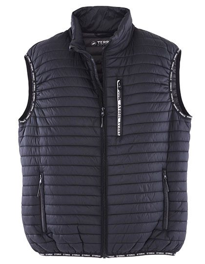 Men´s Quilted Vest – Terrax Workwear in Black/Anthracite