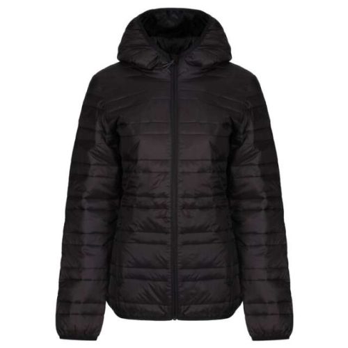 Womens Hooded Packaway Firedown Jacket – Regatta in Black/Black