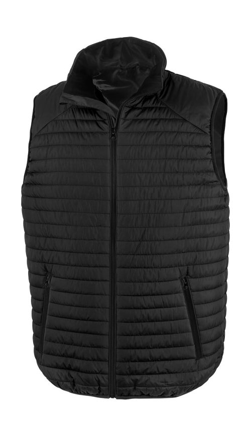 Recycled Thermoquilt Gilet – Result Recycled in Black/Black
