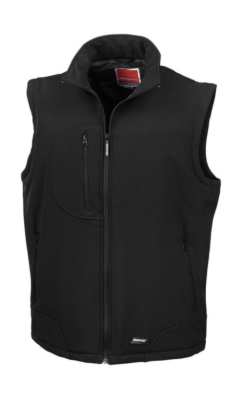 Softshell Bodywarmer R123X – Result Recycled in Black/Black