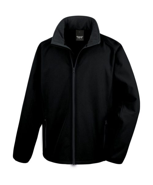 Printable Softshell Jacket R231M – Result Core in Black/Black